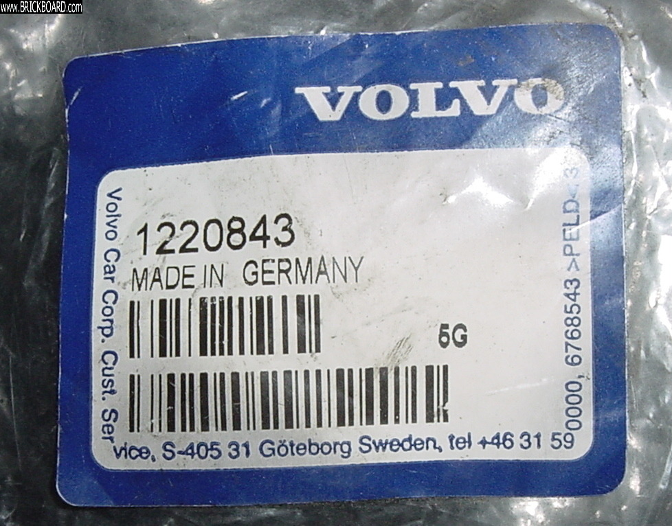 Volvo 200 -- Bag that had new Giubo for my 1991 Kittys Grey Volvo 240.