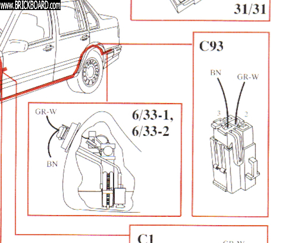 Volvo 900 -- Fuel gauge