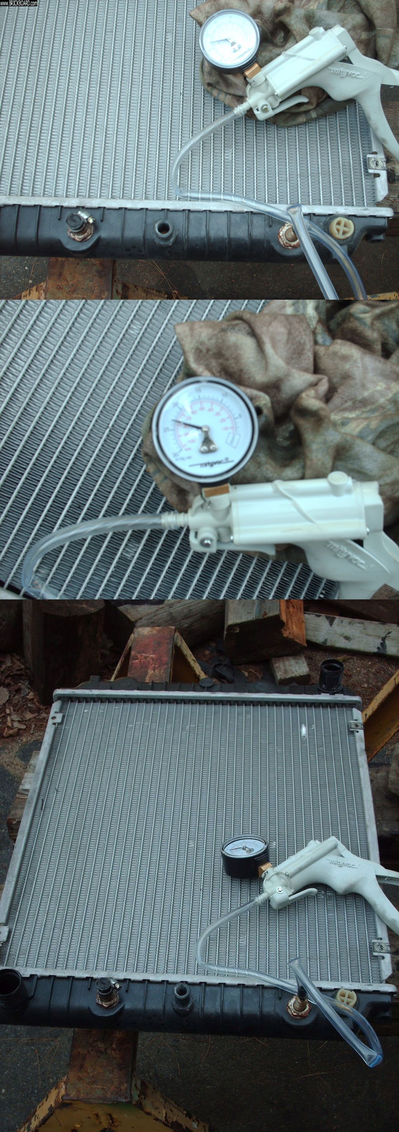 Volvo -- 240 radiator vacuum test