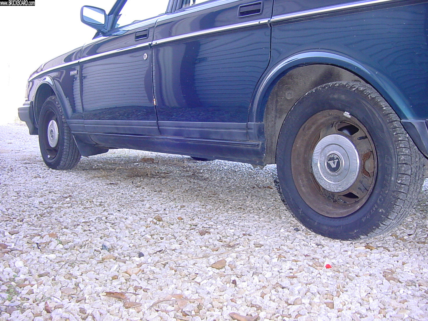 Volvo -- Steelies and Stainless Hubcaps 1992 Volvo 240 GL