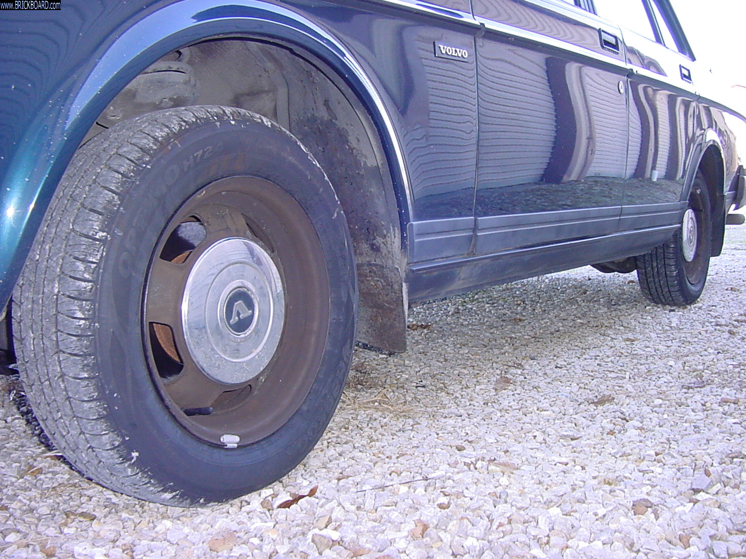 Volvo -- Steelies and Stainless Hubcaps 1992 Volvo 240 GL