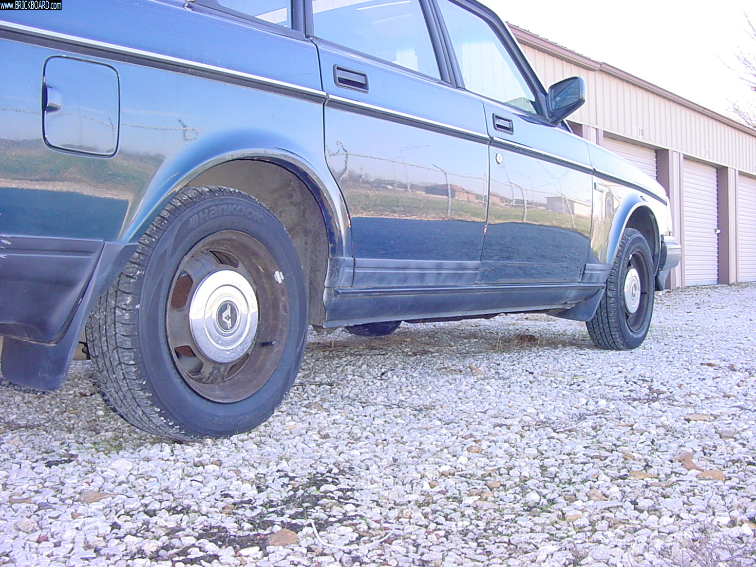Volvo -- Steelies and Stainless Hubcaps 1992 Volvo 240 GL