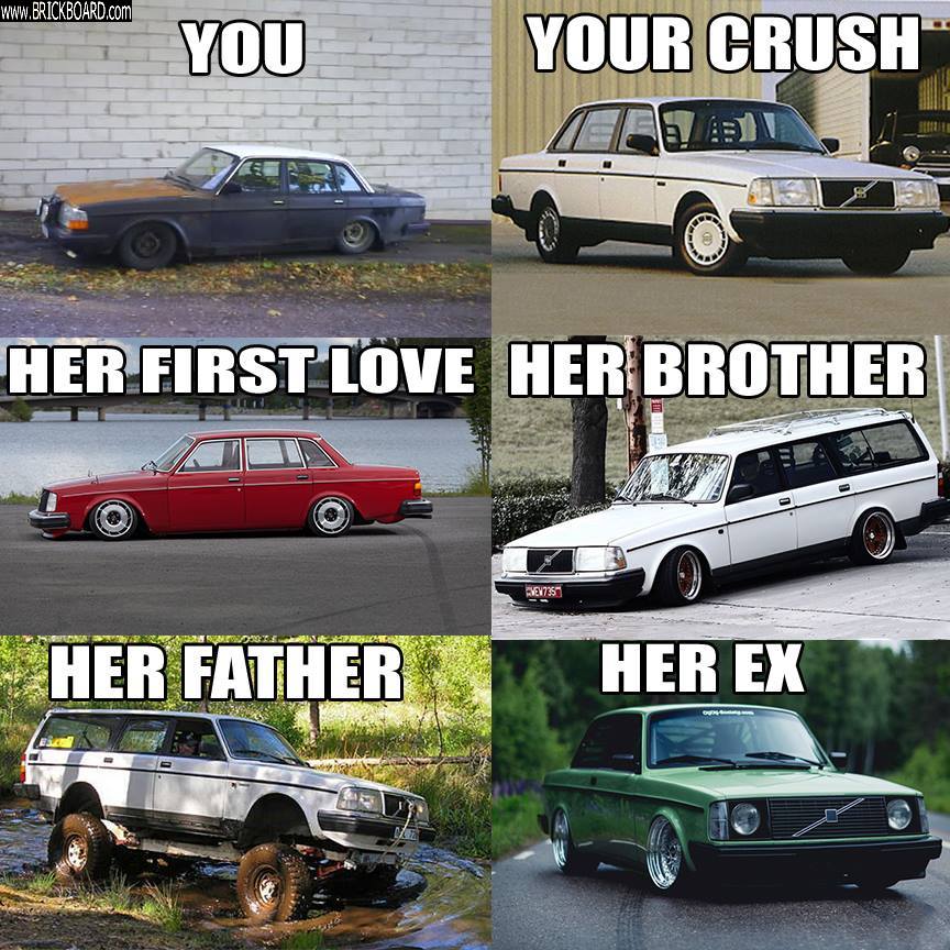 Volvo 200 -- Funny Volvo 240 Family Meme