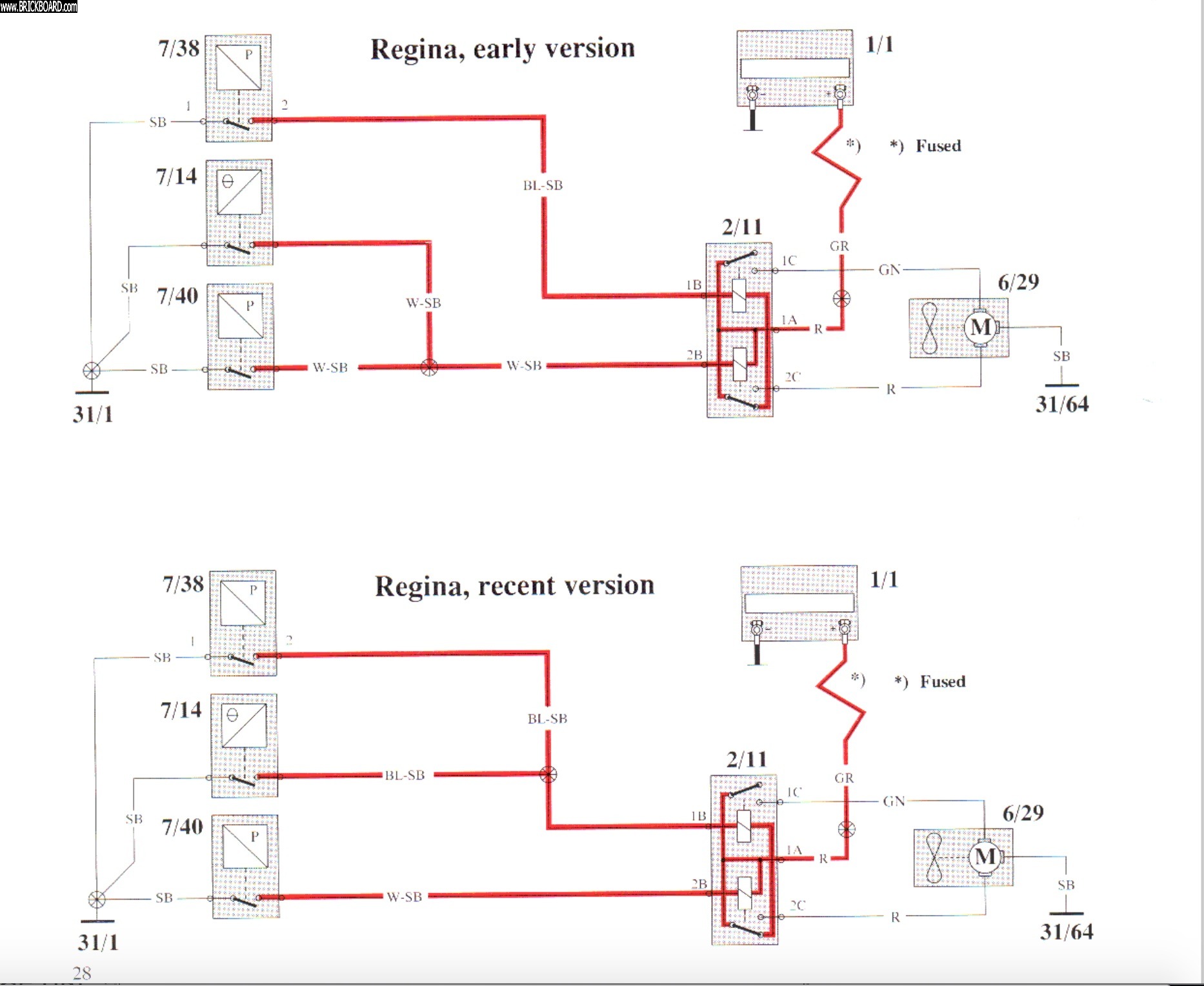 Volvo 900 -- Regina Fan Wiring
