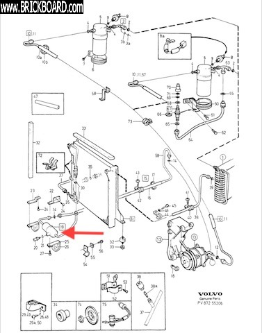 Volvo 700 -- AC muffler
